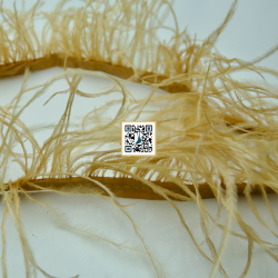 ريش للاقمشة النسائية ناعم خفيف (ذهبي)