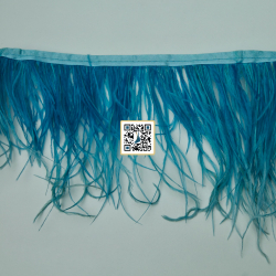 ريش للاقمشة النسائية ناعم خفيف (ازرق فاتح)