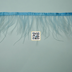 ريش للاقمشة النسائية ناعم خفيف (ازرق سماوي - بيبي بلو)