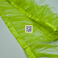 ريش للاقمشة النسائية ناعم خفيف (اخضر فاتح #2 )