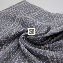 لينن مطرز خيط -  قماش نسائي خفيف للعبايات والاستعمال المنزلي - ٥ الوان موديل #١٠ (لون #2) لينن مطرز خيط -  قماش نسائي خفيف للعبايات والاستعمال المنزلي - ٥ الوان موديل #١٠ (لون #2)