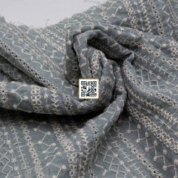 لينن مطرز خيط -  قماش نسائي خفيف للعبايات والاستعمال المنزلي - ٥ الوان موديل #١٠ (لون #3) لينن مطرز خيط -  قماش نسائي خفيف للعبايات والاستعمال المنزلي - ٥ الوان موديل #١٠ (لون #3)