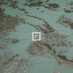 ستان جاكار مشجر مقصب - "الأصيلة" (اخضر فاتح - تفاحي )