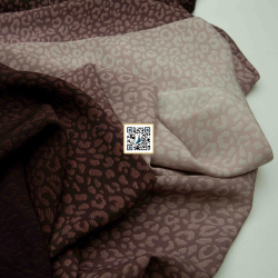 كريب حرير مموج - ٤ الوان قماش نسائي خفيف #٧١ (احمر عودي)