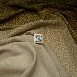 كريب حرير مموج - ٤ الوان قماش نسائي خفيف #٧١ (ذهبي)