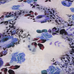 قطن مشجر - #٢٧  (بنفسجي فاتح)