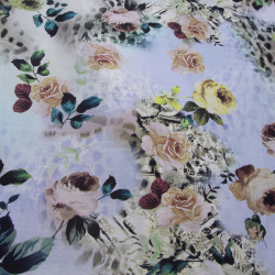 قطن مشجر - #٢٧  (ازرق فاتح)