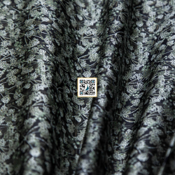 حرير ستان مشجر - ٤ الوان - #٦٠ (زيتي)