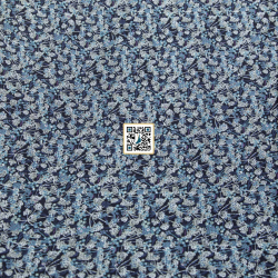 حرير ستان مشجر - ٤ الوان - #٦٠ (ازرق فاتح)