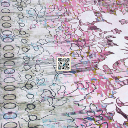 حرير ستان مشجر لونين - #٦٣ - (صرخه) (وردي)