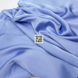 حرير ستان استرتش لمعة - 5 الوان (ازرق فاتح)