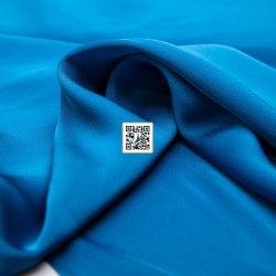 حرير ستان استرتش لمعة - 5 الوان (ازرق سماوي - بيبي بلو)