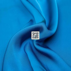 حرير ستان استرتش لمعة - 5 الوان (ازرق سماوي - بيبي بلو)