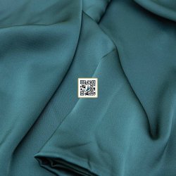 حرير ستان استرتش لمعة - 5 الوان (اخضر غامق)